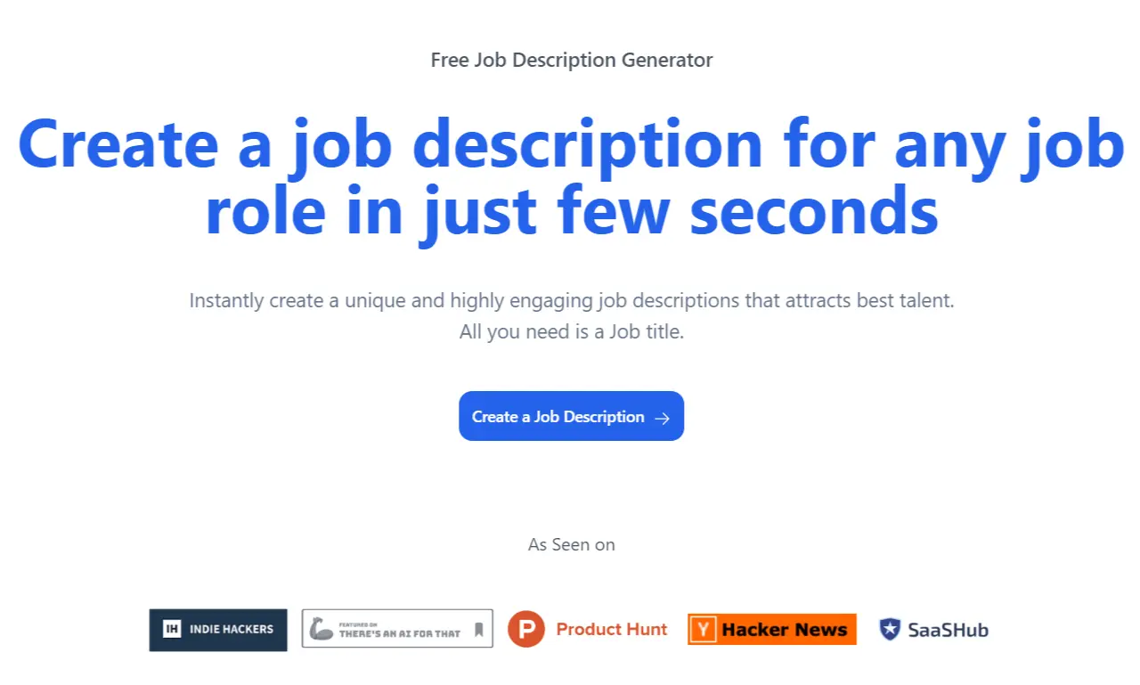 Job Description Generator