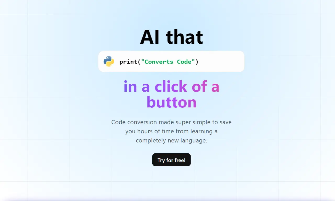 CodeConvert AI